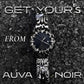 Alabaster Claw Watch – Luxury Minimalist Timepiece with Emerald Accent Design - AuvaNoirAlabaster Claw Watch – Luxury Minimalist Timepiece with Emerald Accent Design