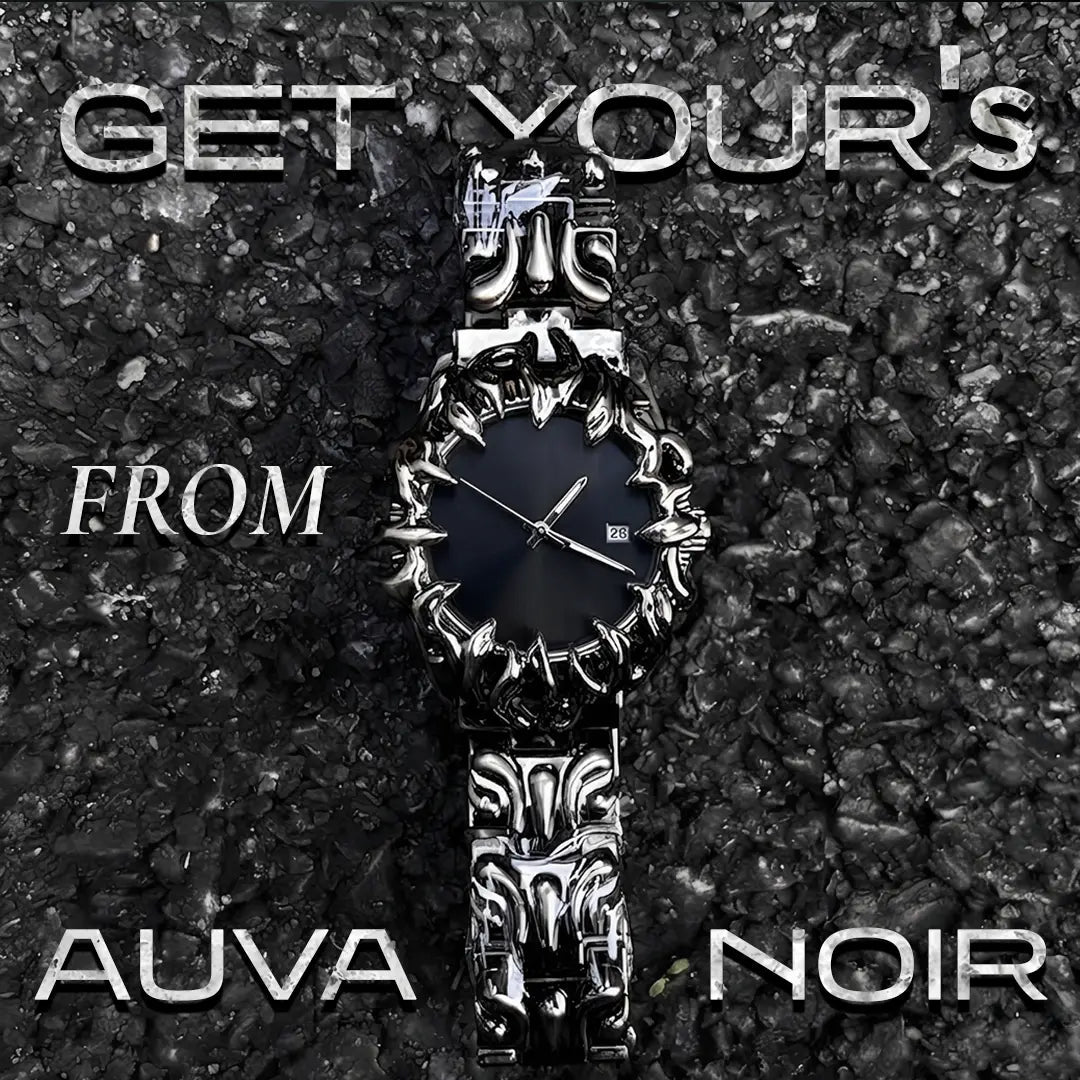 Alabaster Claw Watch – Luxury Minimalist Timepiece with Emerald Accent Design - AuvaNoirAlabaster Claw Watch – Luxury Minimalist Timepiece with Emerald Accent Design